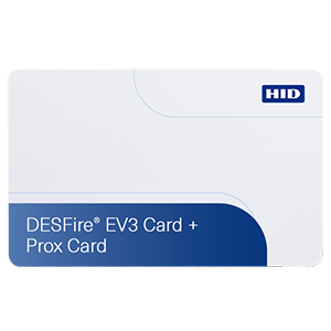 HID® MIFARE® DESFire® EV3 + Prox ISO Card Image